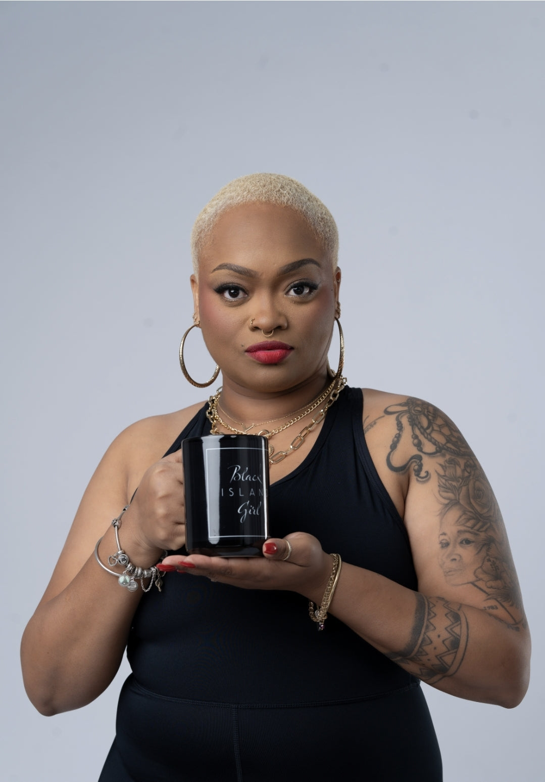 BIG Black Glossy Mug